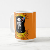 Ik hou van Snoep skelet Mok (Voorkant links)