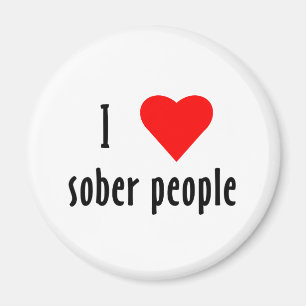Ik hou van Sober Mensen Magneet