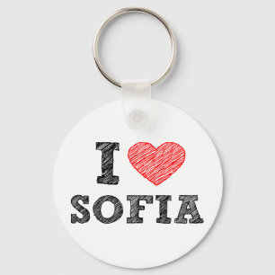 Ik-hou-van-Sofia Sleutelhanger