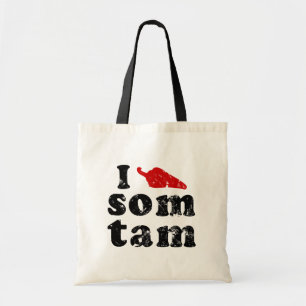 Ik hou van Som Tam ❤ Thai Isaan Food Tote Bag