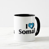 Ik hou van Somalische vlag Mok (Voorkant rechts)