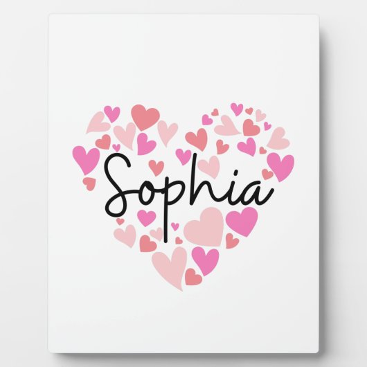 Ik hou van Sophia Fotoplaat (Voorkant)