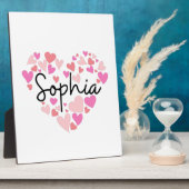 Ik hou van Sophia Fotoplaat (Zijkant)