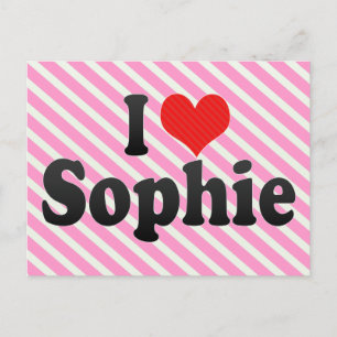Ik hou van Sophie Briefkaart