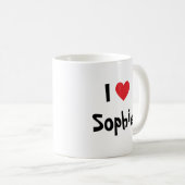 Ik hou van Sophie Koffiemok (Voorkant rechts)