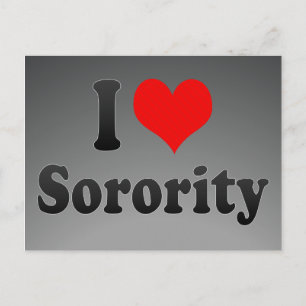 Ik hou van Sorority Briefkaart