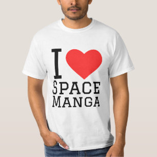 Ik hou van space manga t-shirt