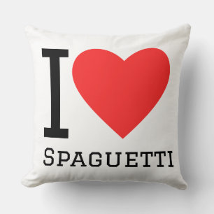 Ik hou van spaghetti kussen