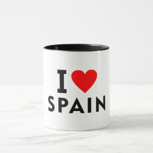 Ik hou van Spanje als hartslagtoerisme Mok