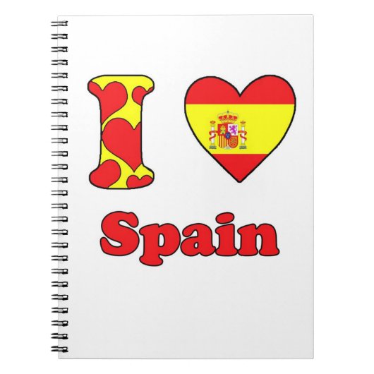 Ik hou van Spanje Notitieboek (Voorkant)