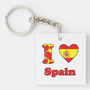 Ik hou van Spanje Sleutelhanger
