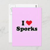 Ik hou van sport briefkaart (Voorkant / Achterkant)