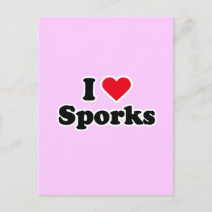 Ik hou van sport briefkaart