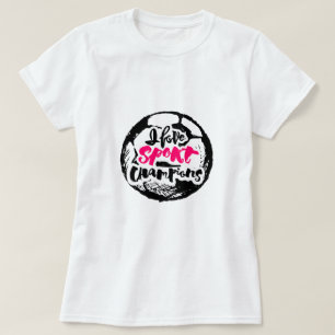 Ik hou van Sport Kampioenen Typografie Ontwerp T-shirt