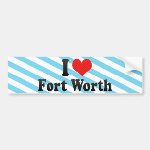 Ik hou van sport Worth Bumpersticker