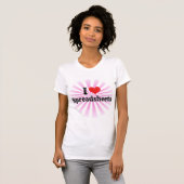 Ik hou van spreadsheets t-shirt (Voorkant volledig)