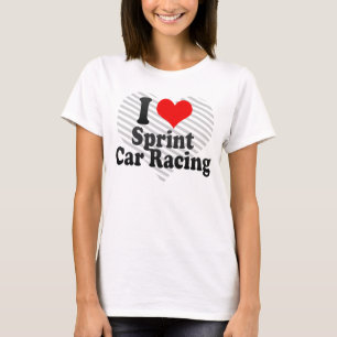 Ik hou van Sprint Car Racing T-shirt