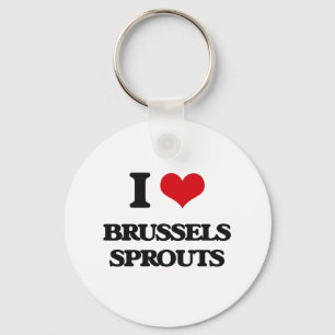 Ik hou van spruitjes sleutelhanger