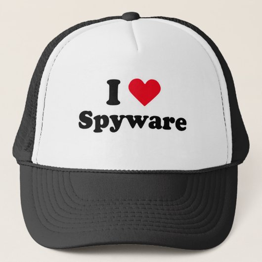 Ik hou van spyware trucker pet (Voorkant)