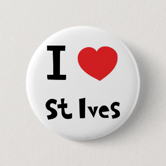 Ik hou van st Ives Ronde Button 5,7 Cm