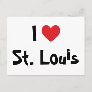 Ik hou van St. Louis Briefkaart