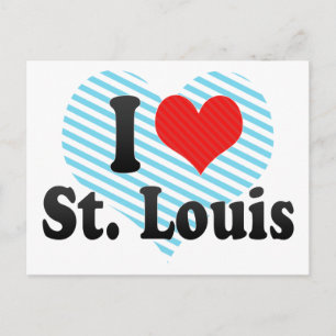 Ik hou van St. Louis Briefkaart