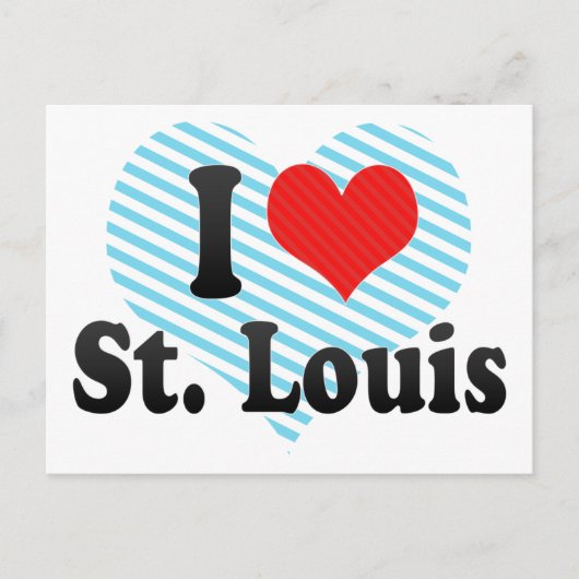 Ik hou van St. Louis Briefkaart (Voorkant)
