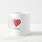 Ik hou van St. Louis Koffiemok (Voorkant links)