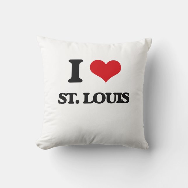 Ik hou van St. Louis Kussen (Voorkant)