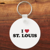 Ik hou van St. Louis Missouri Sleutelhanger (Voorkant)