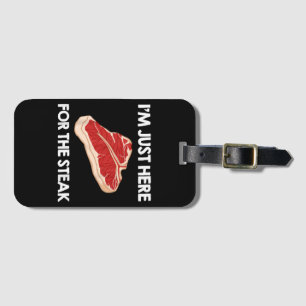 Ik hou van Steak Cadeau Ribeye Huis Bagagelabel