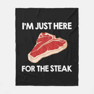 Ik hou van Steak Cadeau Ribeye Huis Fleece Deken