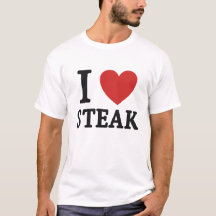 Ik hou van steak – Grappig shirt voor vleesliefheb