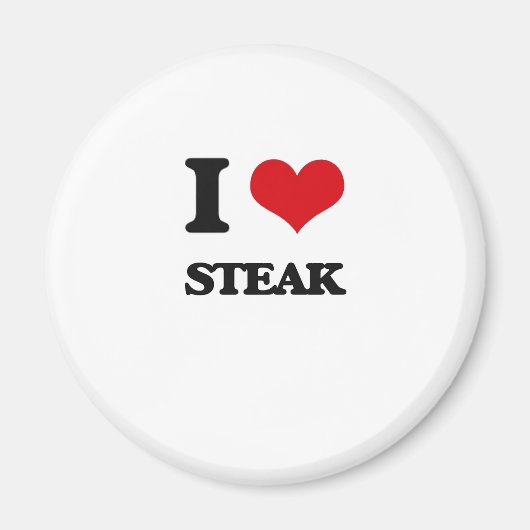 Ik hou van Steak Magneet (Voorkant)