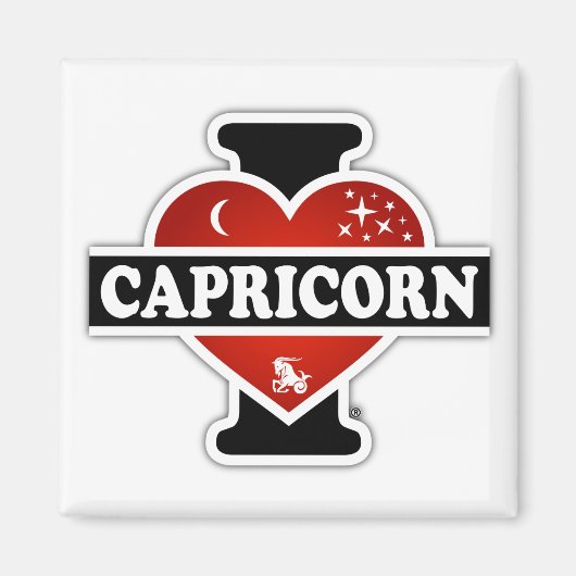 Ik hou van Steenbok Magneet (Voorkant)