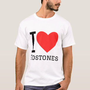 Ik hou van stenen t-shirt