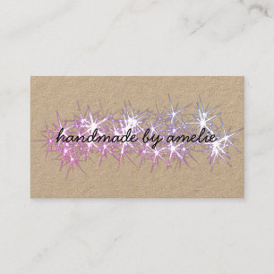 Ik hou van sterren die op naam worden gemaakt met visitekaartje