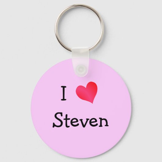 Ik hou van Steven Sleutelhanger (Voorkant)
