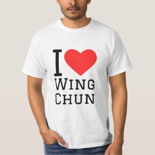 Ik hou van Sticker op het vleugelplein T-shirt