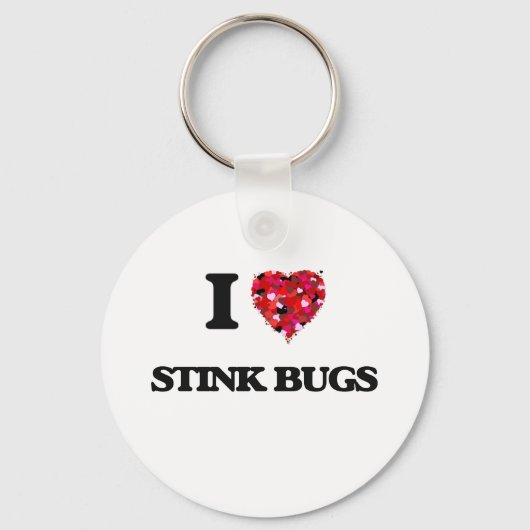 Ik hou van Stink Bugs Sleutelhanger (Voorkant)