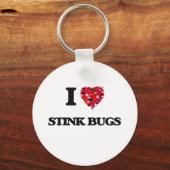 Ik hou van Stink Bugs Sleutelhanger (Voorkant)