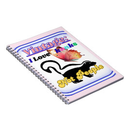 Ik hou van stinkdieren, niet van mensen notitieboek