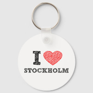Ik hou van Stockholm Sleutelhanger