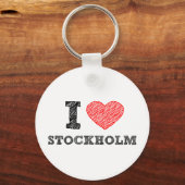Ik hou van Stockholm Sleutelhanger (Voorkant)