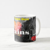 Ik hou van stoommachines koffiemok (Voorkant rechts)