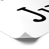 Ik hou van strafrecht poster (Hoek)