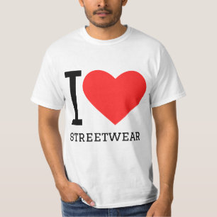 Ik hou van streetwear t-shirt