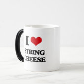 Ik hou van String Cheese Magische Mok (Voorkant links)