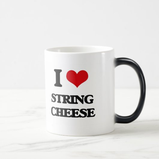 Ik hou van String Cheese Magische Mok (Rechts)