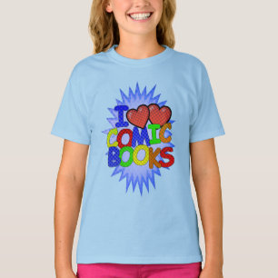Ik hou van stripboeken T-shirt